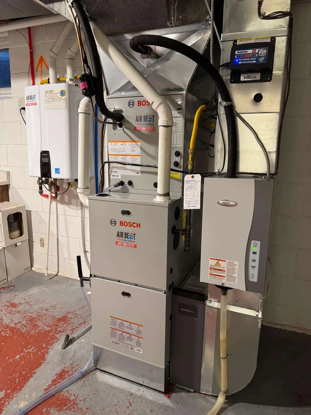 AirBest project photo, HVAC installation